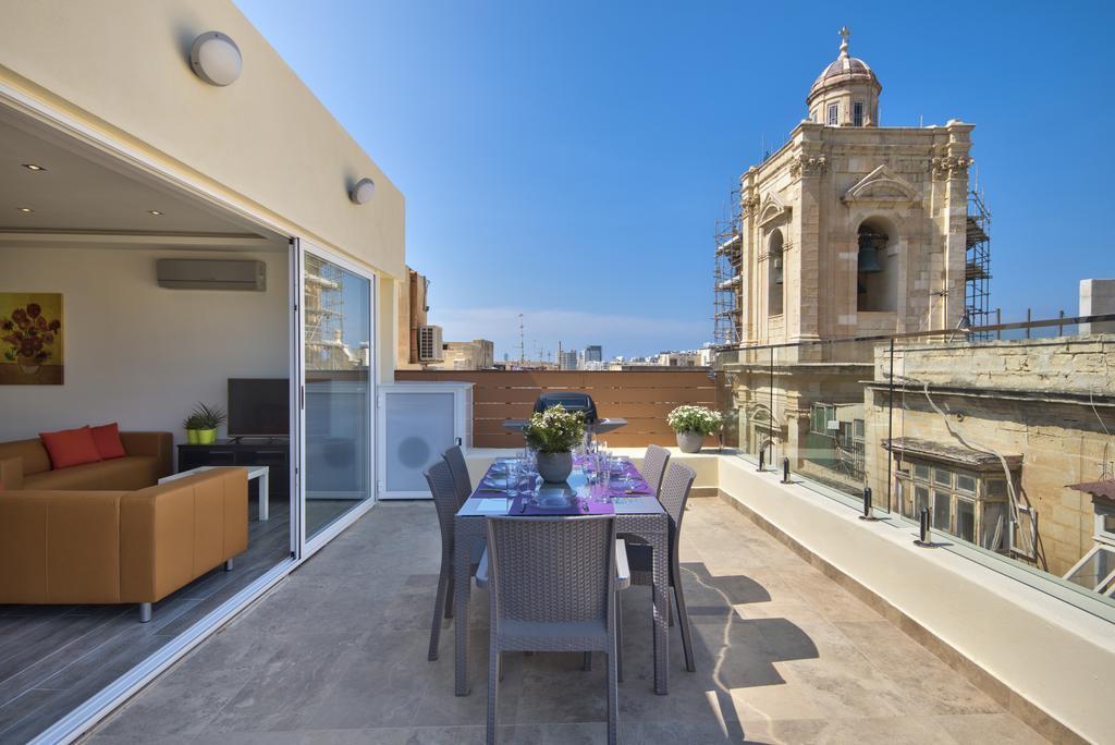 Valletta Luxe 3-Bedroom Duplex Penthouse With Sea View Terrace And Jacuzzi Екстер'єр фото